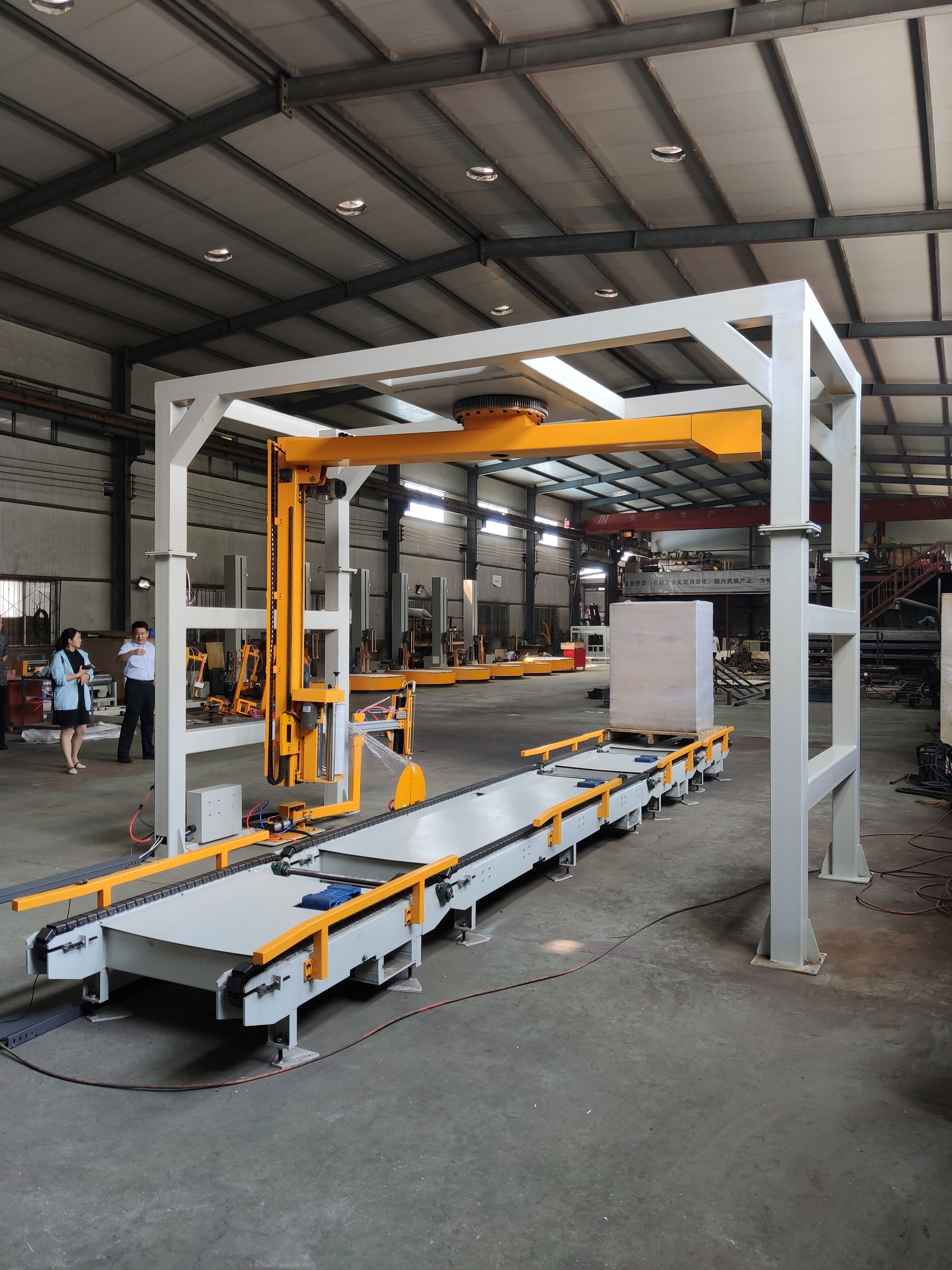 MASTER 4 SÜTÜNLU FULL OTOMATİK PALET STREÇ SARMA MAKİNESİ - 3